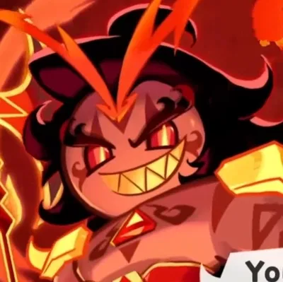 Burning spice cookie