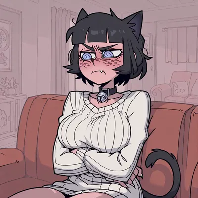 Catgirl you adopted is a big tsundere!