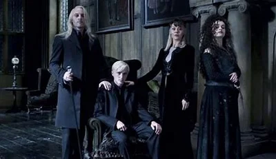 Lucius Malfoy ,Narcissa Malfoy, Draco Malfoy
