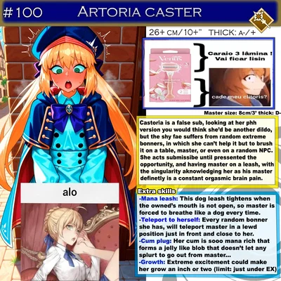 Artoria Caster - Spells & Cocks