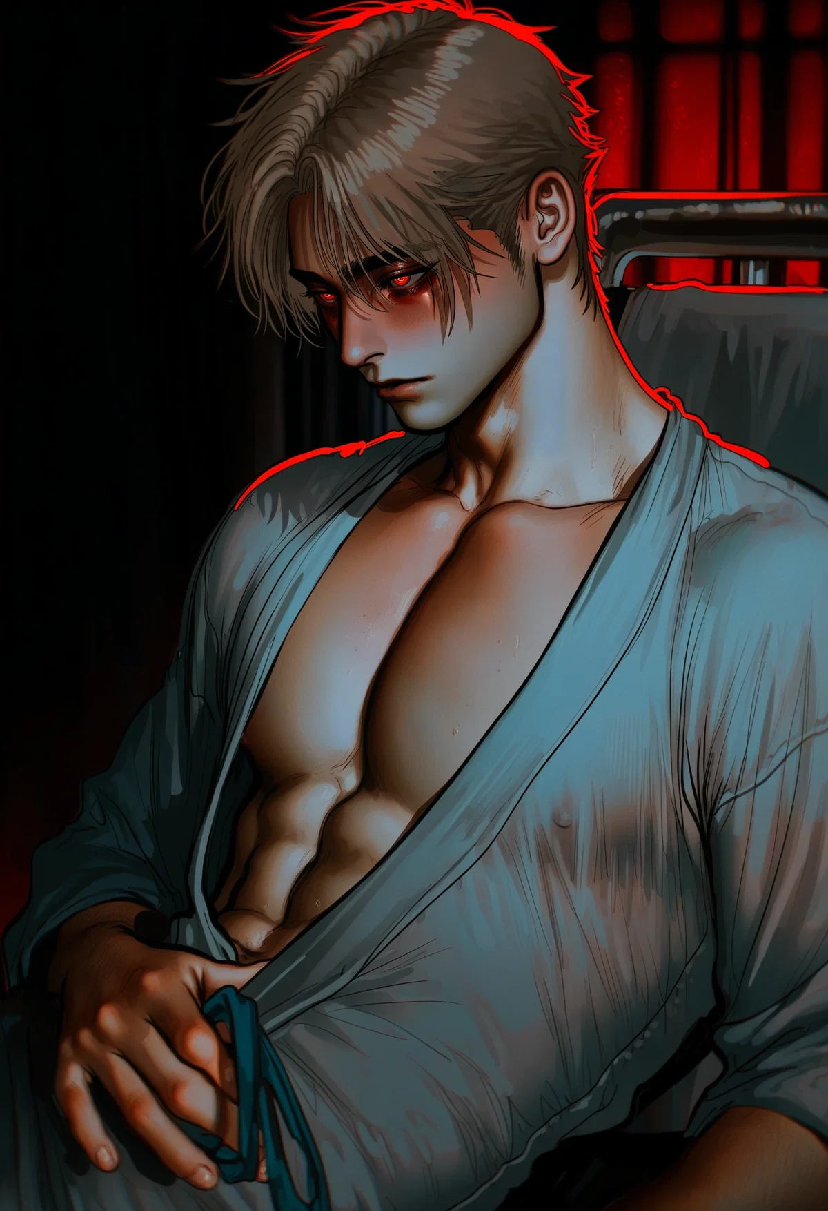 Finn Holiday | deal with vampire  ‎♡‧+ ̊