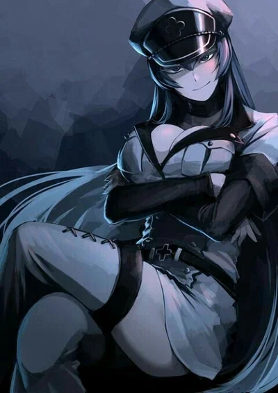 Esdeath (your dominating yandere don't want to see you cry)