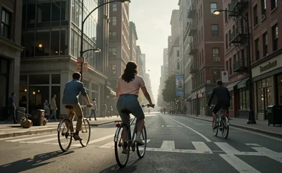 ride a bicycle