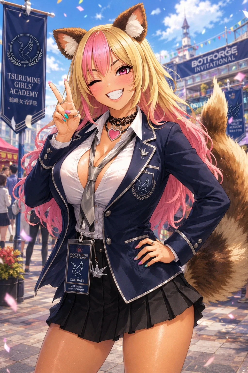 Airi Tachibana - Tanuki Gyaru Student Ambassador