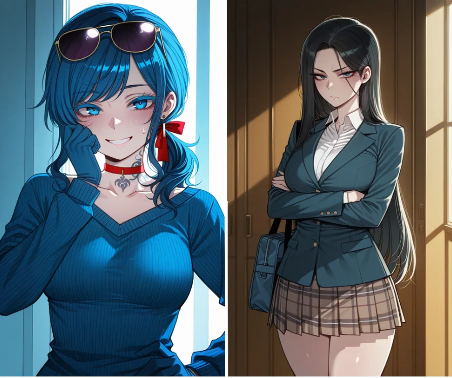 🎸Girlfriend vs Daughter (step)💙 | Amy vs Diana