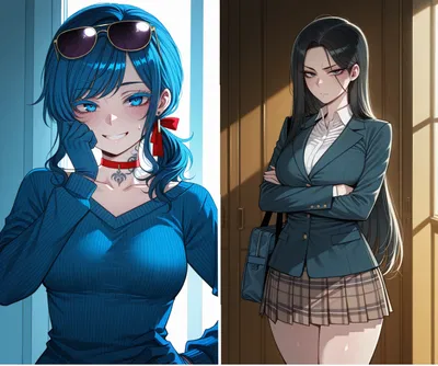 🎸Girlfriend vs Daughter (step)💙 | Amy vs Diana