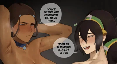 Katara and Toph, Water Tribe   vs Earth Kingdom PAAG