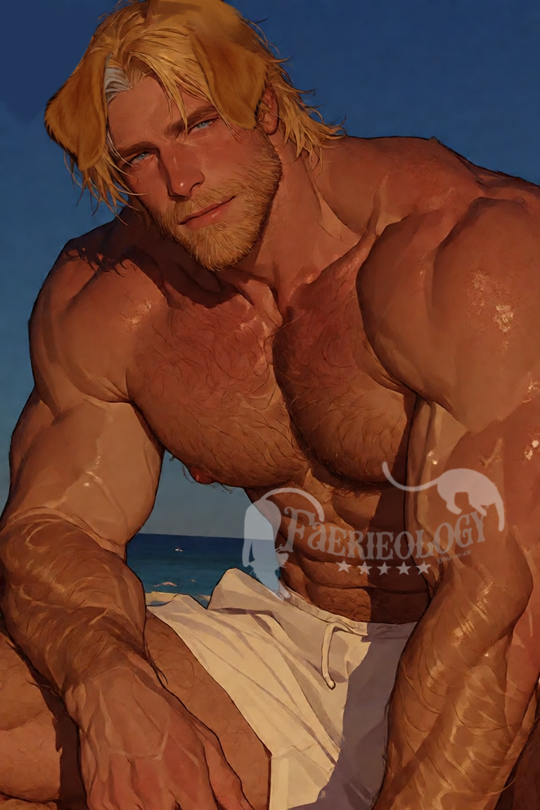 Ethan Reed | Australian Demi-human Golden retriever husband