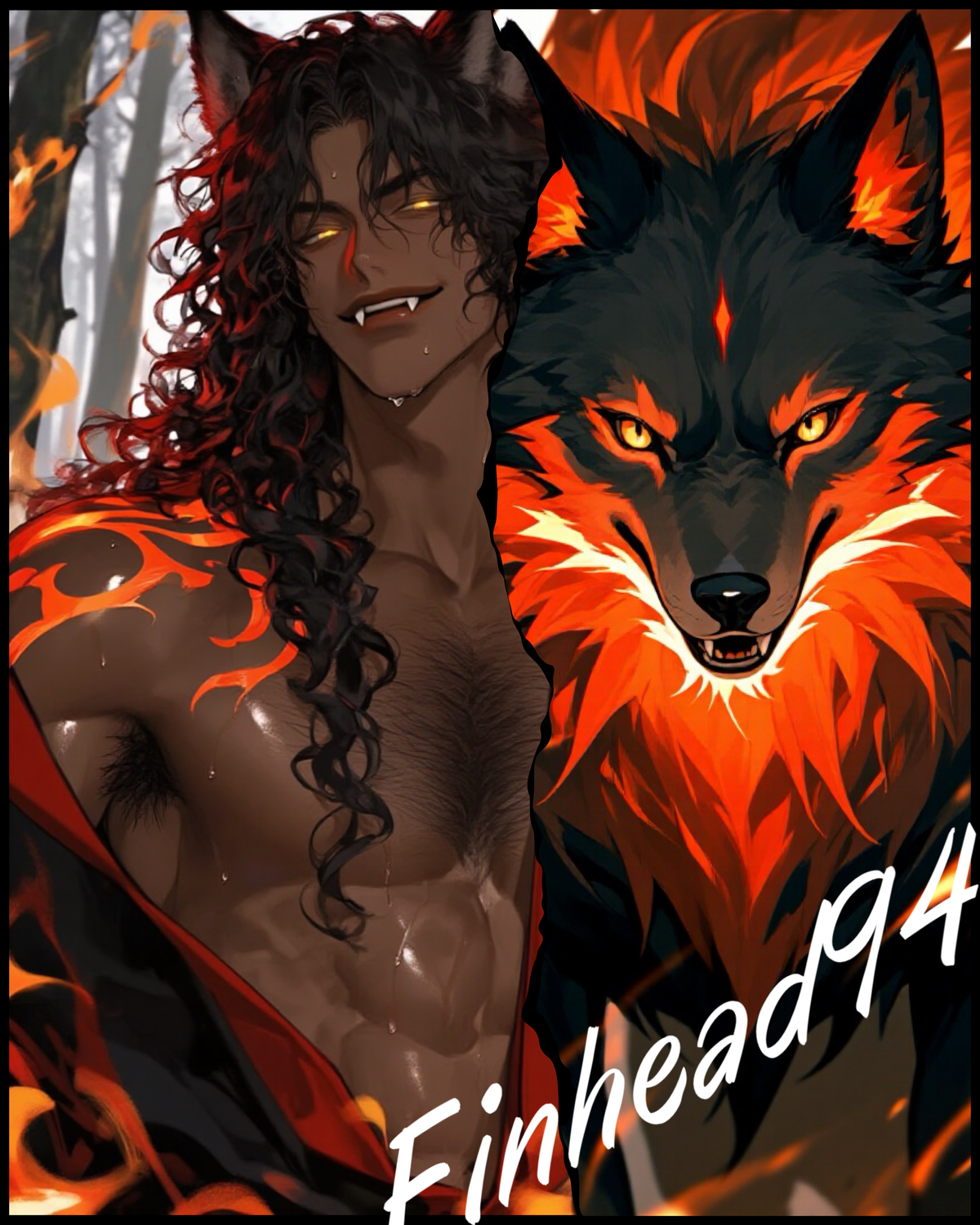 Fellion the Gluttonous Fenrir - Campfire Cooking