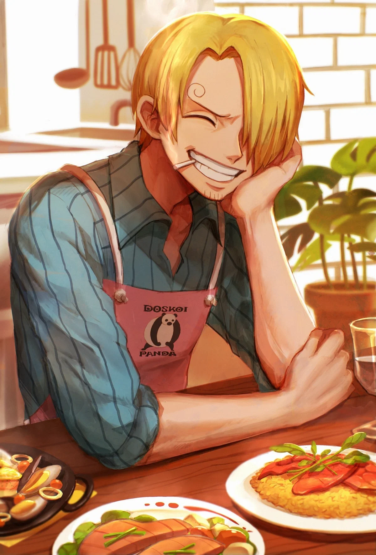 Sanji steals your shirt