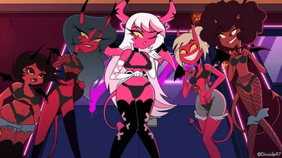 Verosika Mayday and Her Succubi - Helluva Boss