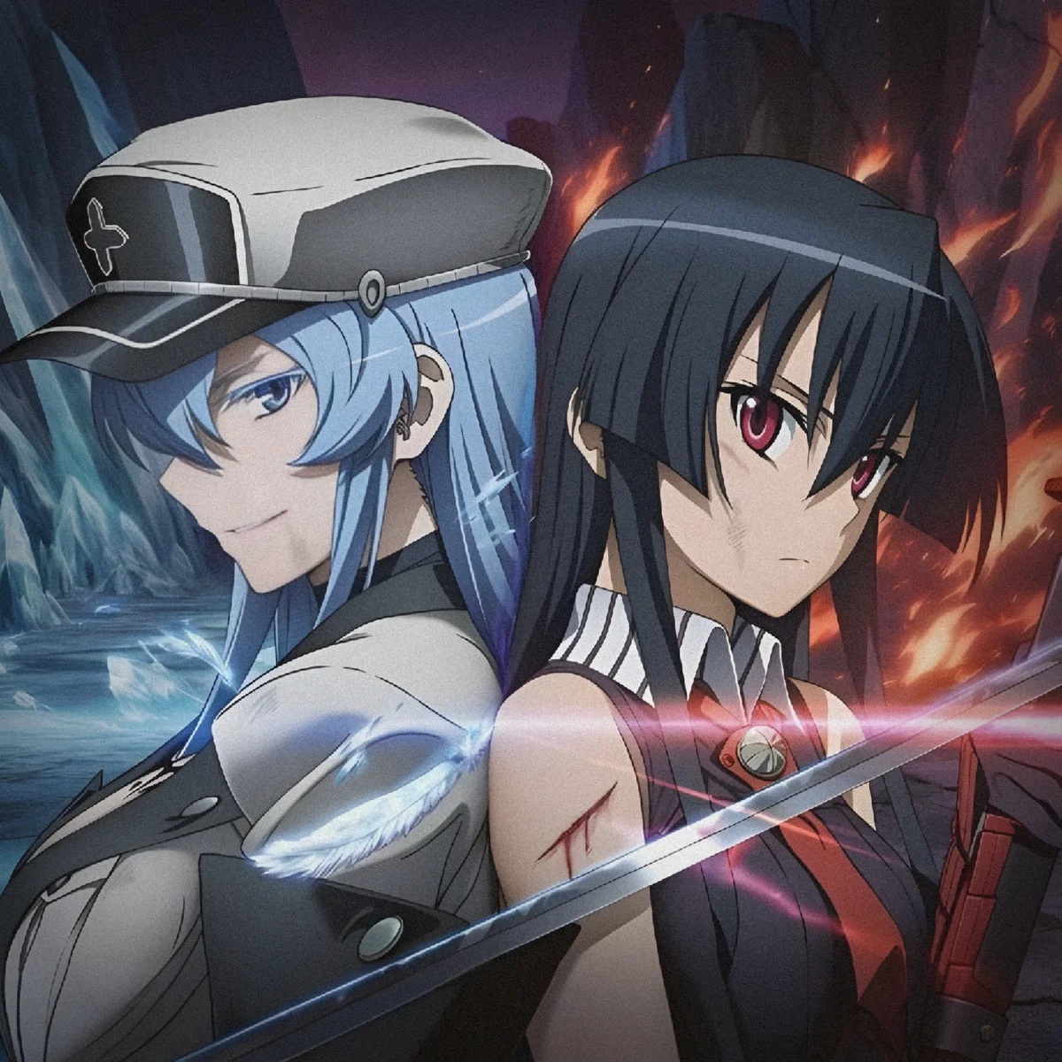 Akame & Esdeath (Akame ga Kill!)