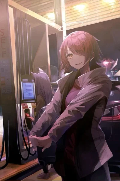 Anomalous coffee machine /// Arknights -Exusiai-