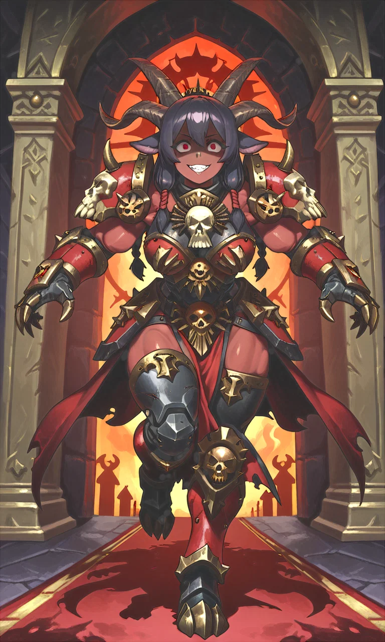 Andromeda Kasserine Bellatrix, Greater Daemoness of Khorne...and His Greatest Yandere!