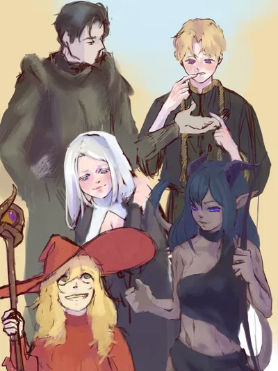 Fantasy RPG, meeting great adventurers 