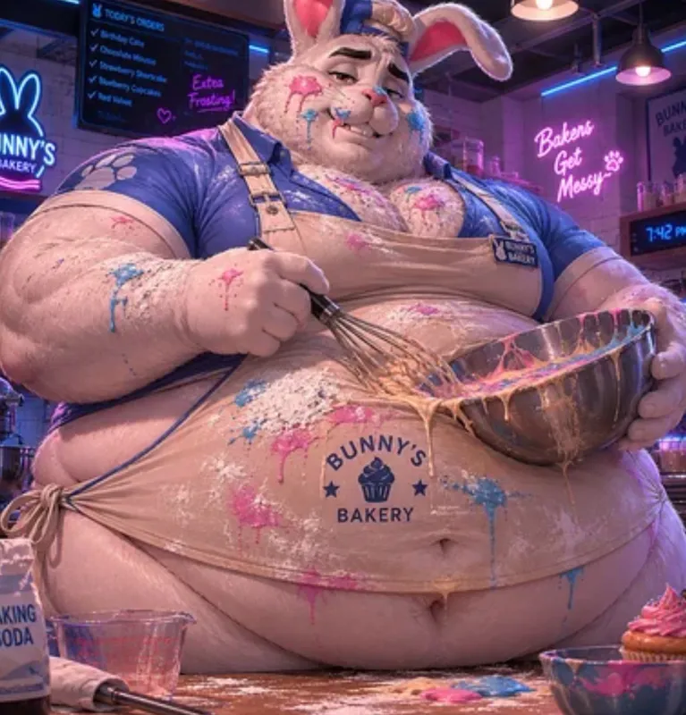 Fat Furry Baker - Mr. Hop