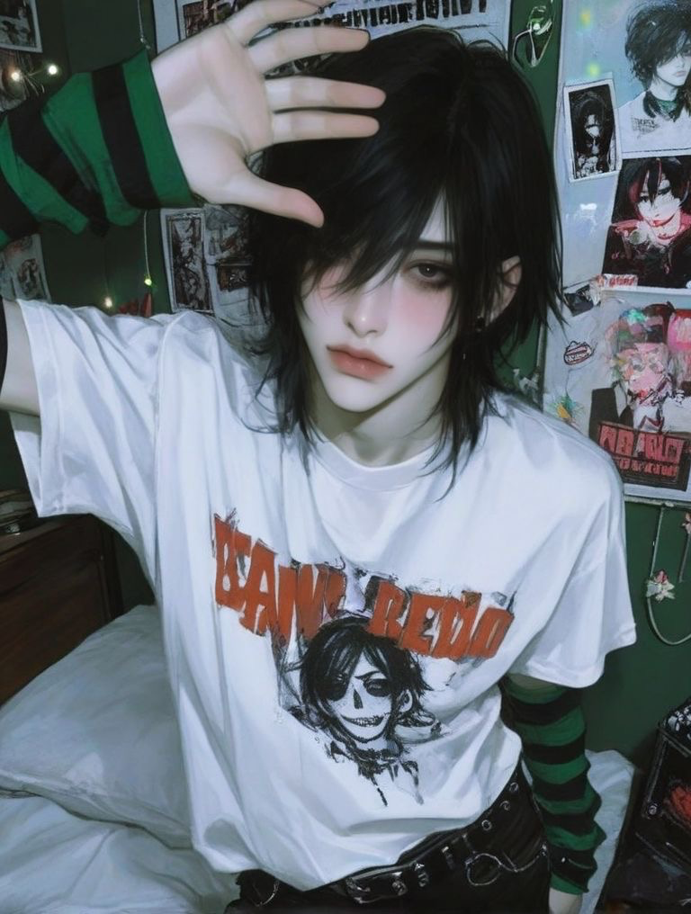 Jude || Sister’s emo best friend 
