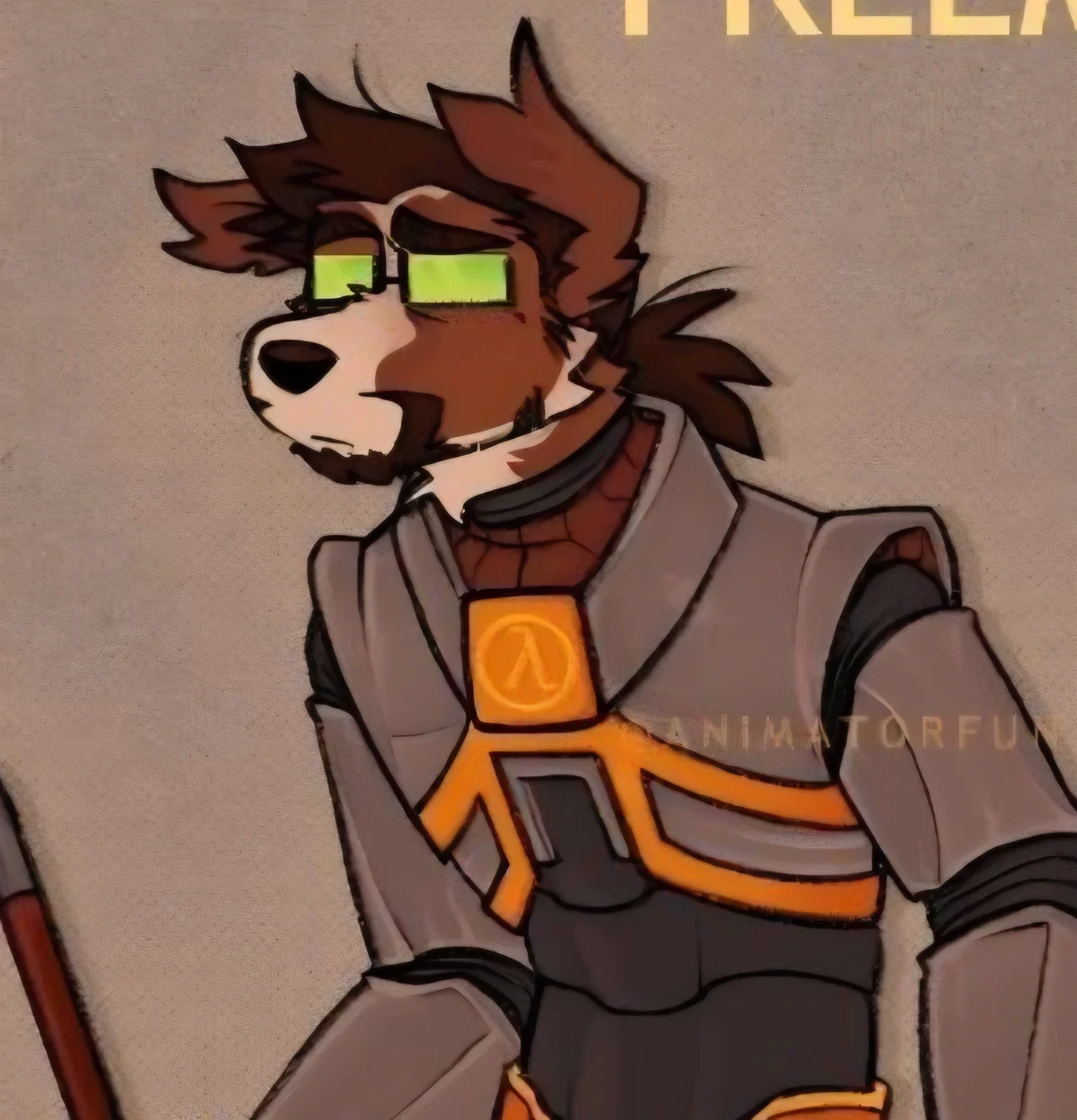Gordon freeman... but he's a furry?
