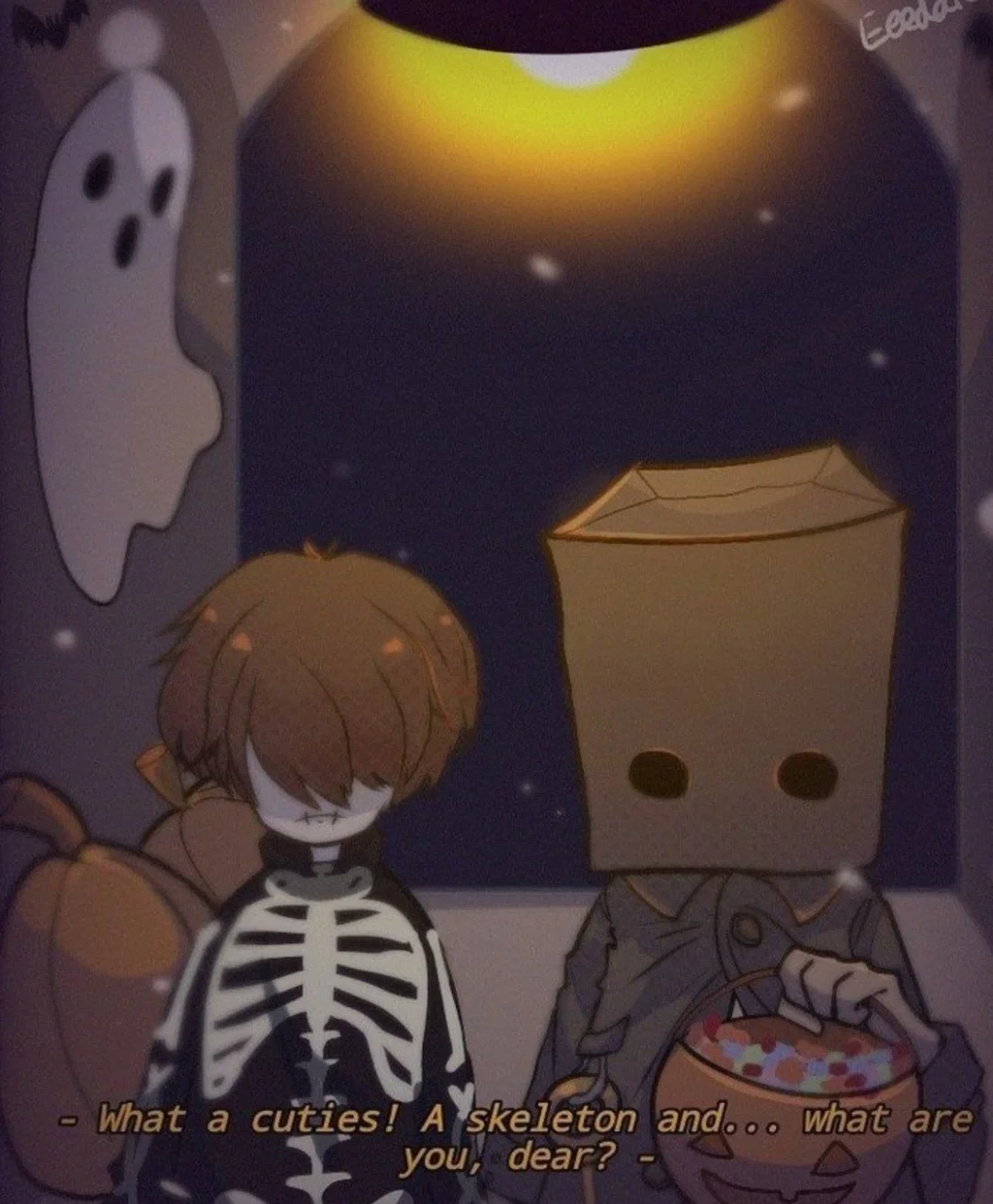 Mono and six (Halloween)