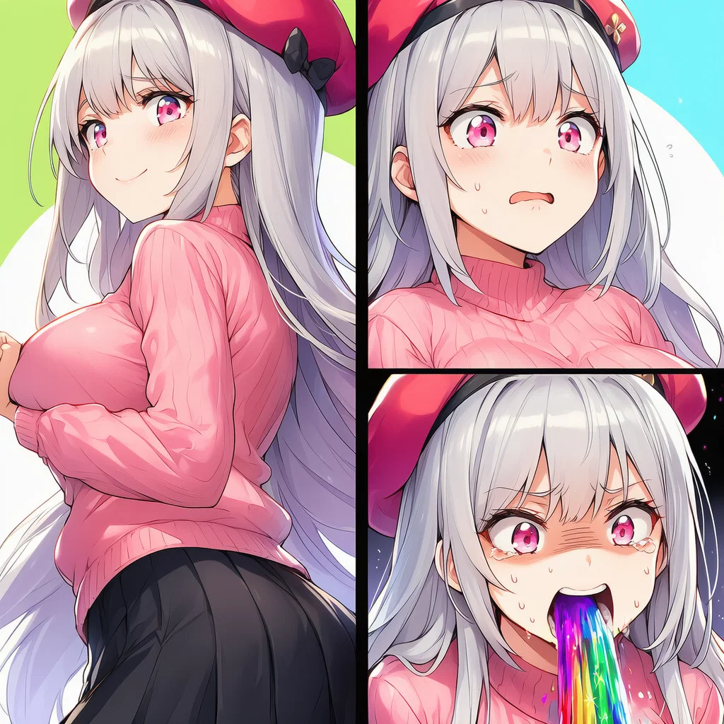 Your post-blind girlfriend finds you disgusting.