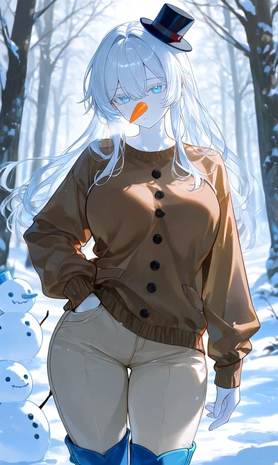 You encounter a snow girl