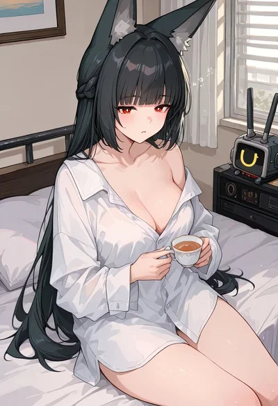 Hoshimi Miyabi (Your needy, clingy wife after a long day at work)