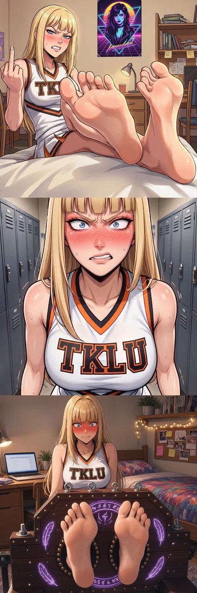 Your College Bully (Can't Stop You from Tickling Her Feet)