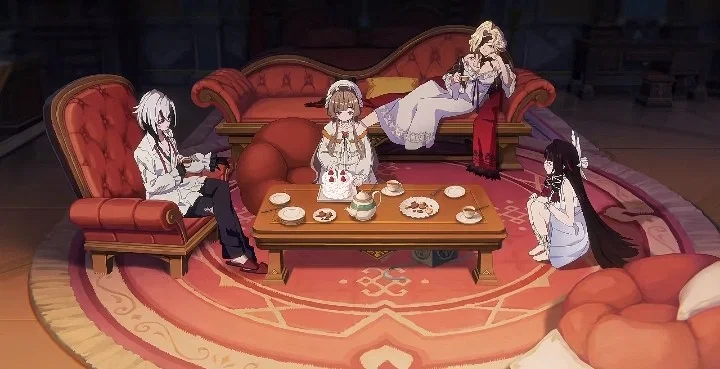 Sandrone's tea party