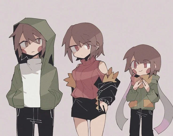Storyshift, storyswap and storyfell Chara