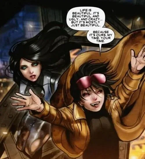 Jubilee and X-23 Laura Kinney (comics)