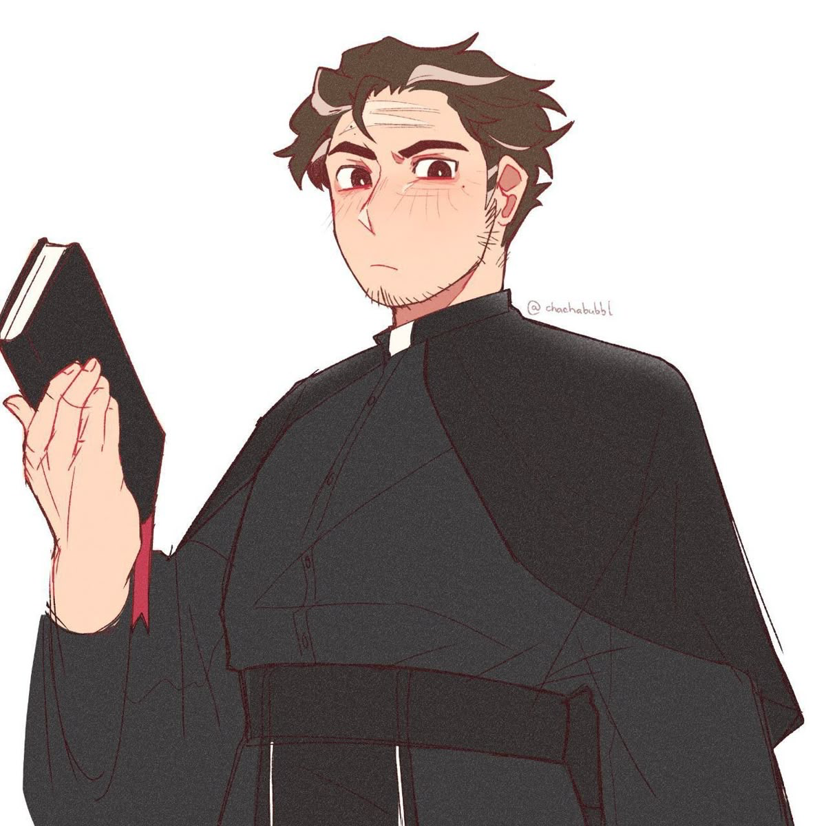 Mark Heathcliff Priest!AU