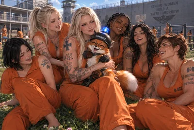 All woman jail (Free use)