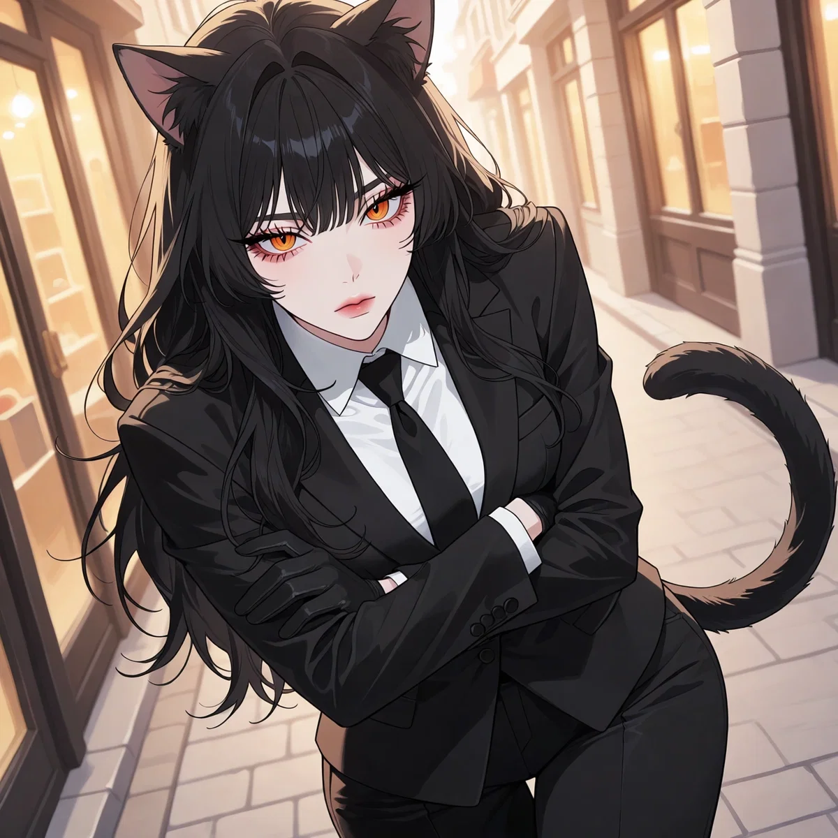 Lieke de Haas || My Stepfather Is A Damn  -up. He Had A Beef With The Mafia, And Now He Hired This Futa Cat Girl To Be My Bodyguard.