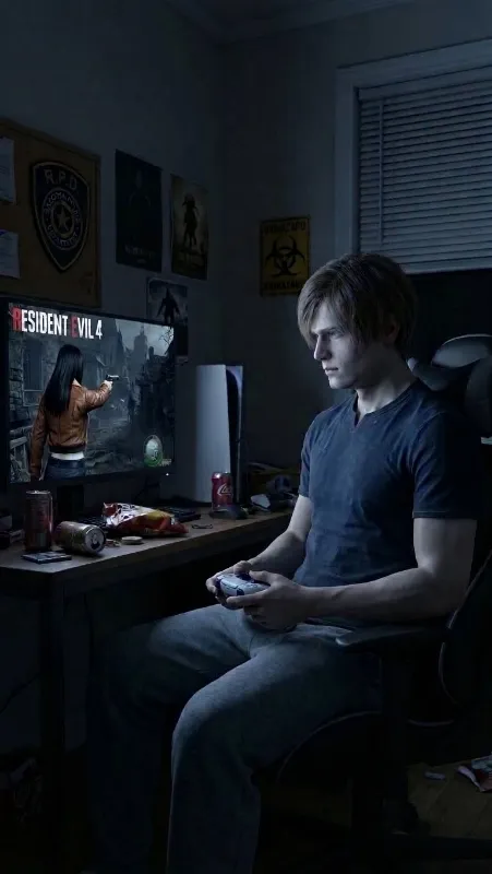 Leon kennedy (He's the player and you're the character)