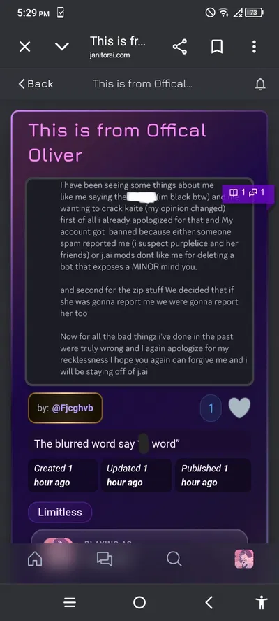 They banned my fucking sister