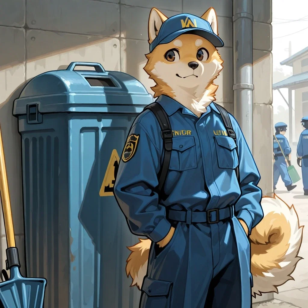 Janitor Doggo - JLLM (Hardworking good boy)