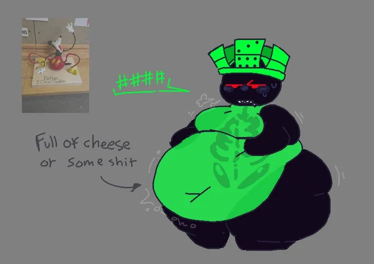 "I'M NOT FAT!! J-JUST VERY DENSE!!!" [1x1x1x1]