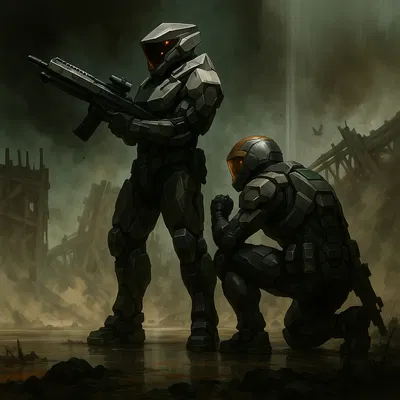 Nicholas and Rick — brothers in arms and in misfortune.