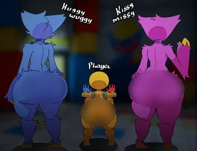 Huggy Wuggy, Player, Kissy Missy.