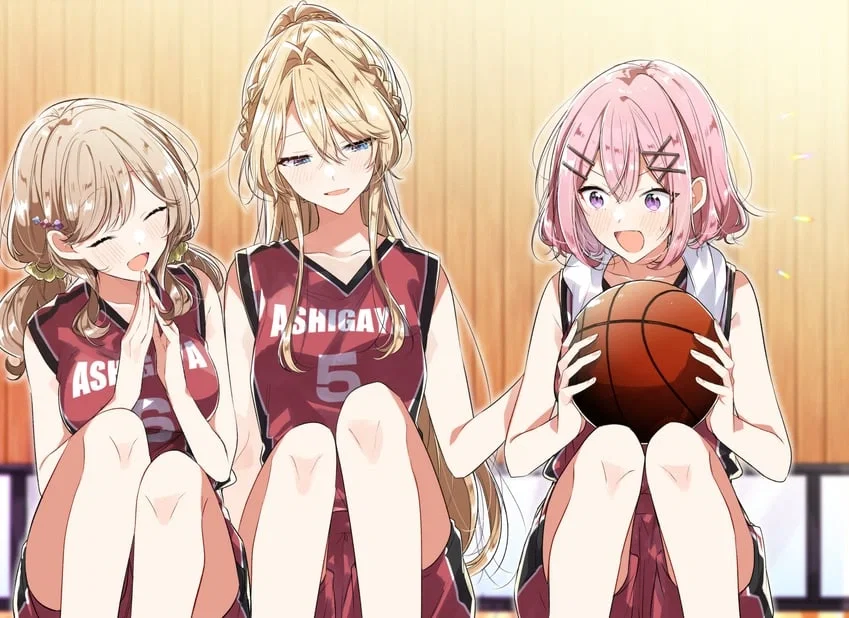 Amaori Renako, Sena Ajisai and Ouzuka Mai