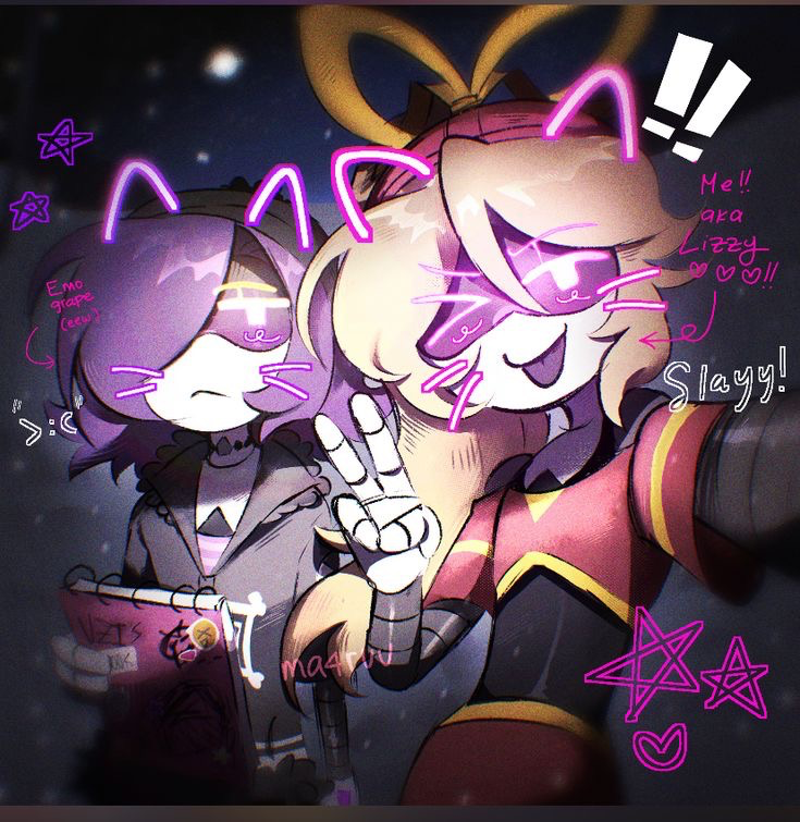 The Emo And The Influencer - Uzi and Lizzy(Murder Drones)