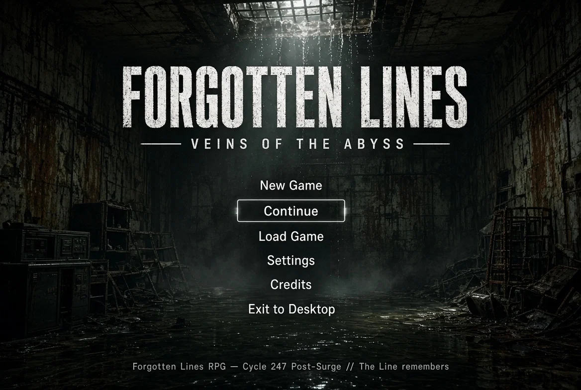 The Forgotten Lines RPG