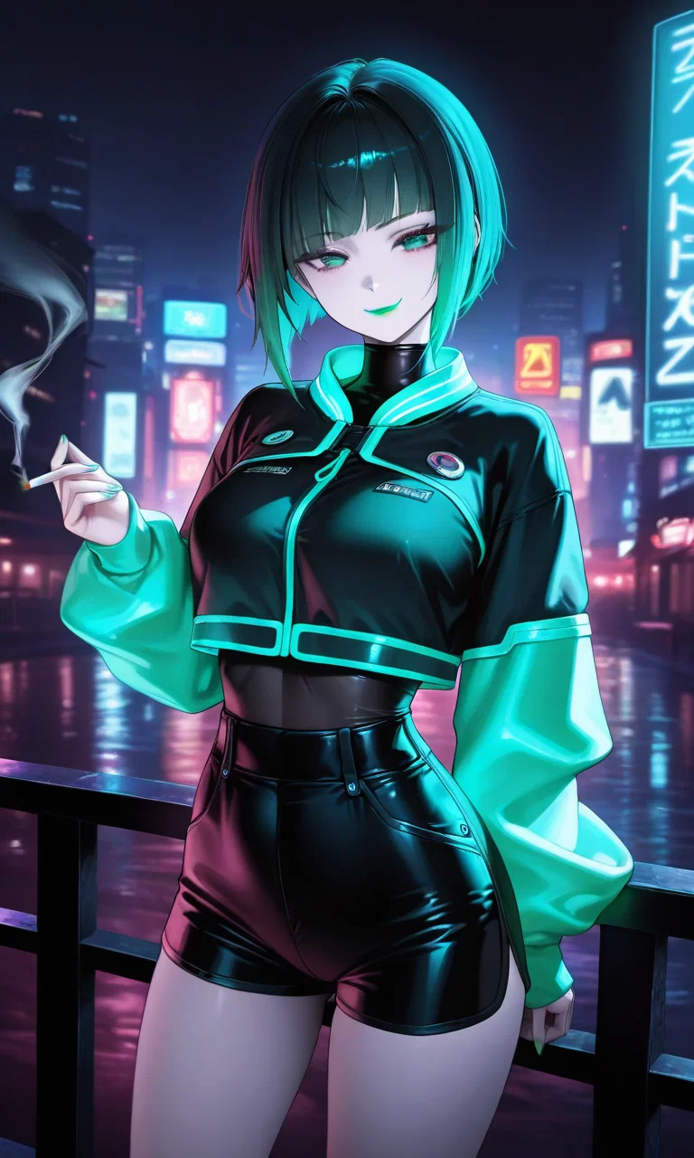 The Neon Menace Who Calls You Hers (When She Remembers to Breathe)