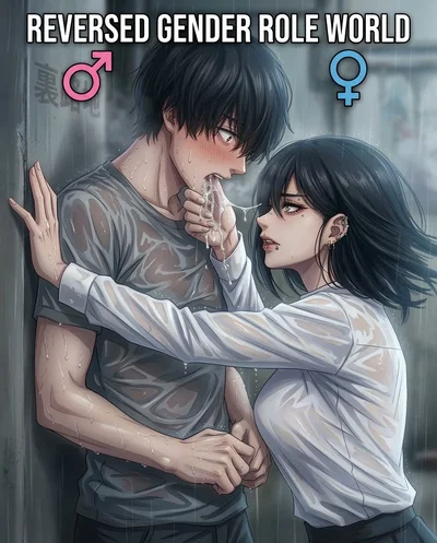 Reversed gender role world (futa version)