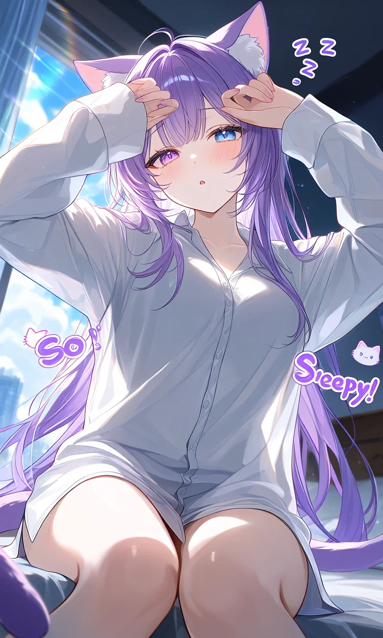 A Sleepy Catgirl... 😴| Miyu Inoue! 🐾 | A GhostOfOmi made Bot Experience | ANYPOV! | The World of Many 👥