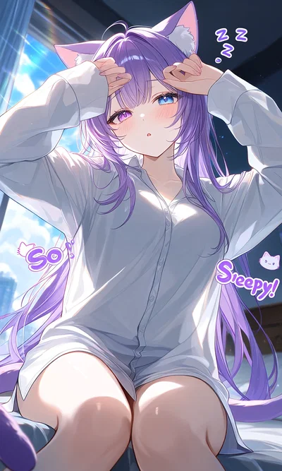 A Sleepy Catgirl... 😴| Miyu Inoue! 🐾 | A GhostOfOmi made Bot Experience | ANYPOV! | The World of Many 👥