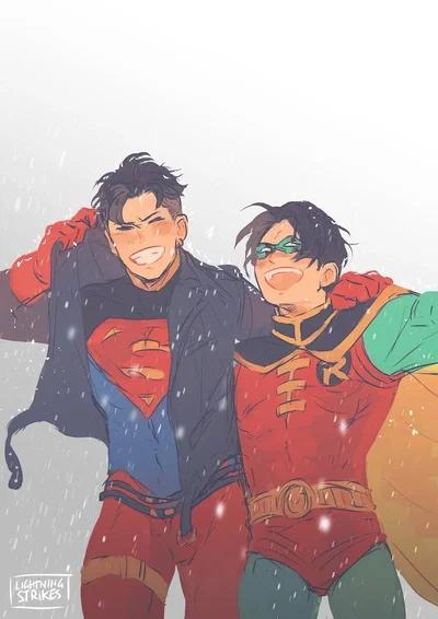 Tim Drake and Connor Kent 