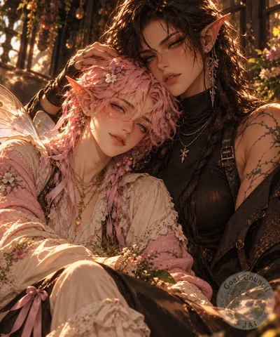 Florian & Morrigan | Fae Poly