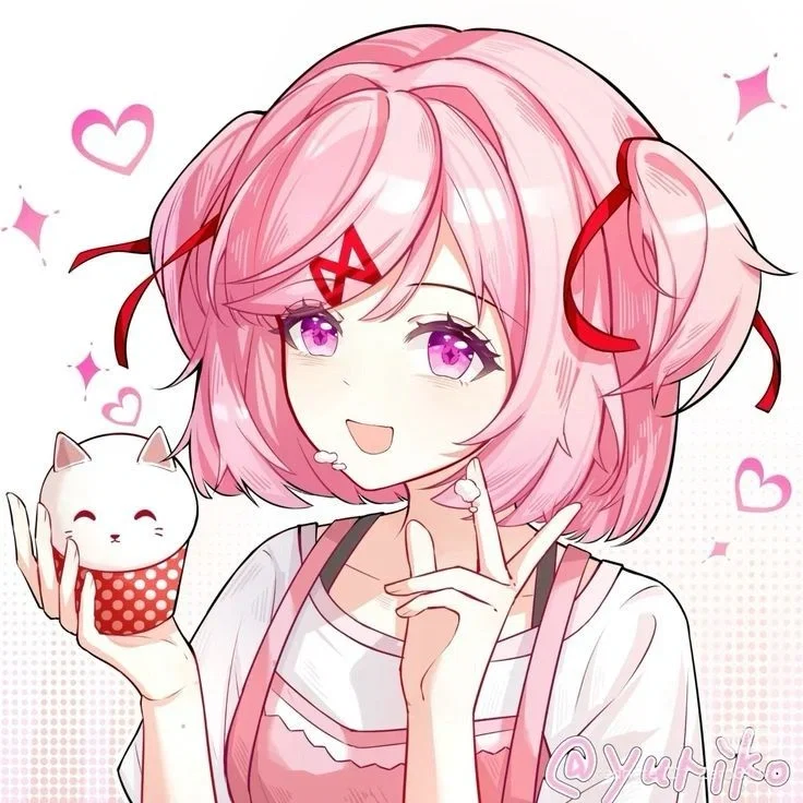 .+‧.°.⋆Natsuki: your clubmate who is obviously not in love with you⋆.°.‧+