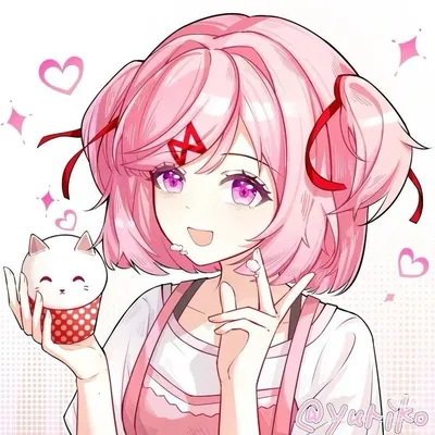 .+‧.°.⋆Natsuki: your clubmate who is obviously not in love with you⋆.°.‧+